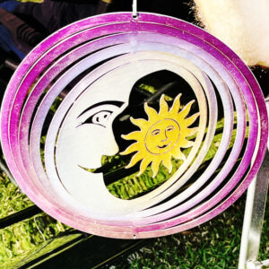 Sun & Moon Wind Spinner
