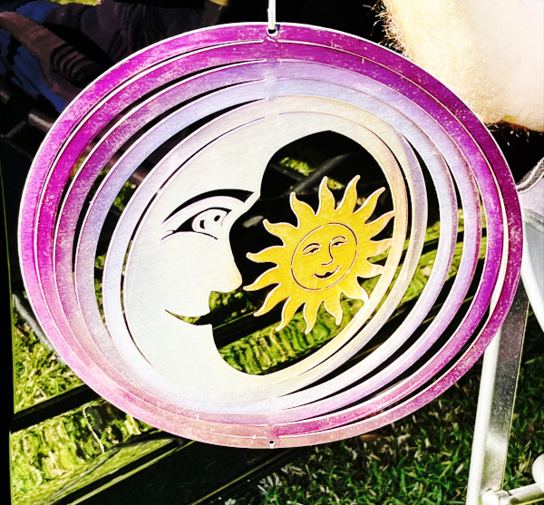 Sun & Moon Wind Spinner