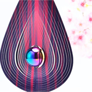 Gazing Tear Drop Wind Spinner