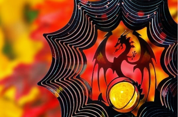 Mystical Dragon Wind Spinner