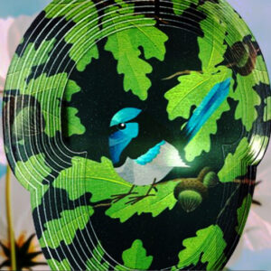 Blue Wren Wind Spinner
